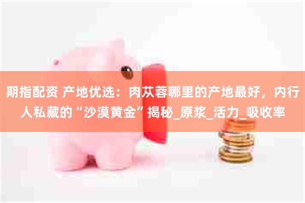 期指配资 产地优选：肉苁蓉哪里的产地最好，内行人私藏的“沙漠黄金”揭秘_原浆_活力_吸收率