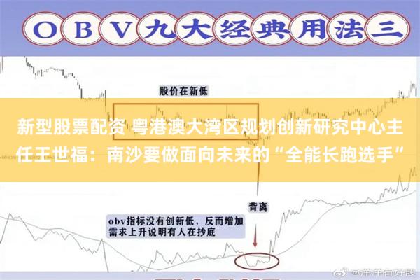新型股票配资 粤港澳大湾区规划创新研究中心主任王世福：南沙要做面向未来的“全能长跑选手”