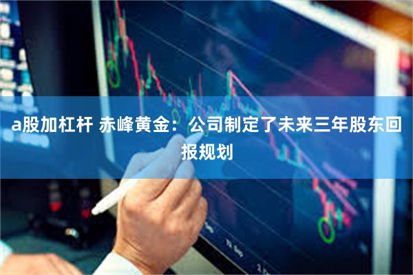 a股加杠杆 赤峰黄金：公司制定了未来三年股东回报规划