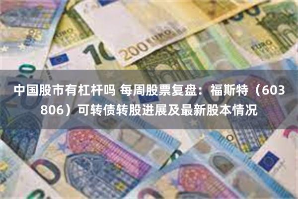 中国股市有杠杆吗 每周股票复盘：福斯特（603806）可转债转股进展及最新股本情况
