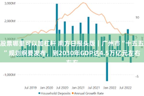 股票哪里可以加杠杆 南方日报头版｜广州市“十五五”规划纲要发布，到2030年GDP达4.5万亿元左右