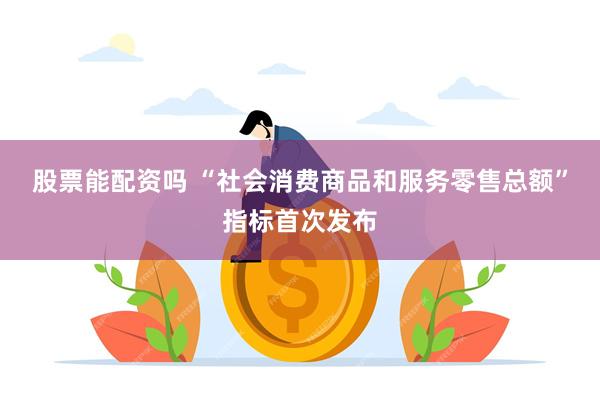 股票能配资吗 “社会消费商品和服务零售总额”指标首次发布