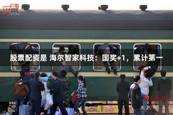 股票配资是 海尔智家科技：国奖+1，累计第一