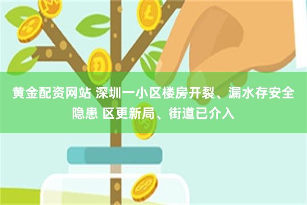 黄金配资网站 深圳一小区楼房开裂、漏水存安全隐患 区更新局、街道已介入
