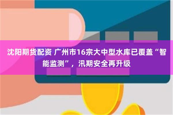 沈阳期货配资 广州市16宗大中型水库已覆盖“智能监测”，汛期安全再升级